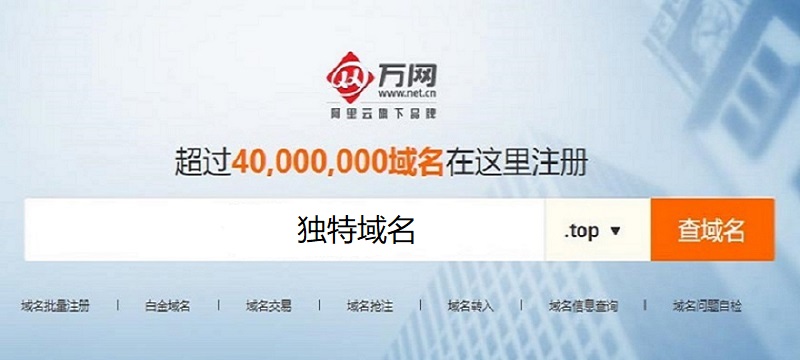 更多独特域名购买