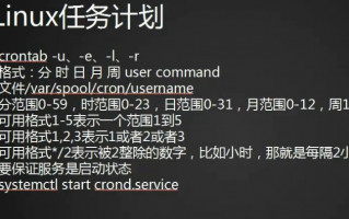 树莓派(Linux) crontab 定时执行任务