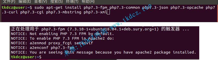 适合初学者的Linux(Ubuntu)下搭建网页服务器apache2+php+mysql(mariadb)教程-第5张图片-TKDCZ网图